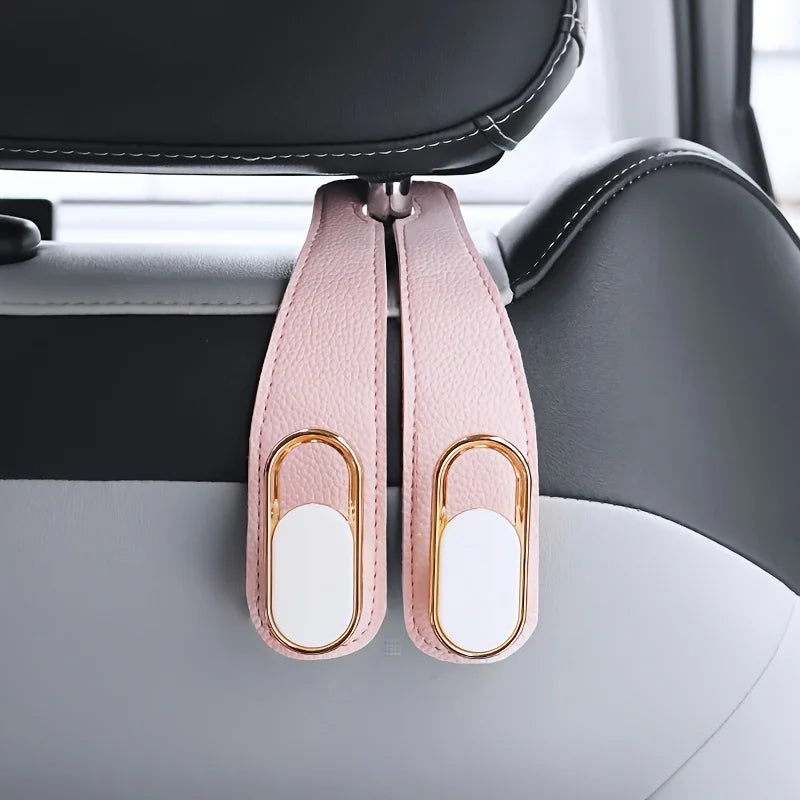 Universal Car Seat Back Hook – Heavy-Duty PVC Organizer Car Seat Back Hook Richie's Pink 1pc