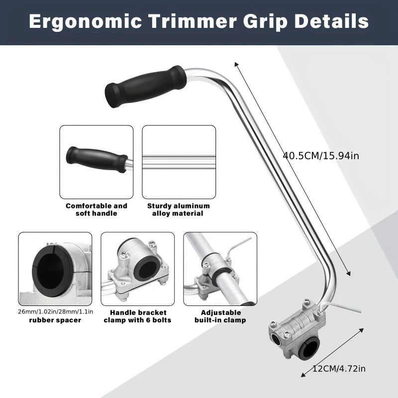 Ergonomic Trimmer Handle Grip for Weed Eater & Lawn Trimmer Trimmer Grip Handle Richie's