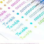 24-Color Glitter Gel Pen Set | 1.0mm Neon Ink for Coloring Glitter Gel Pen Set Richie's