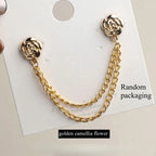Camellia Adjustable Hem Shortening Buttons for Dresses & Shirts Hem Shortening Buttons Richie's Gold 1pc