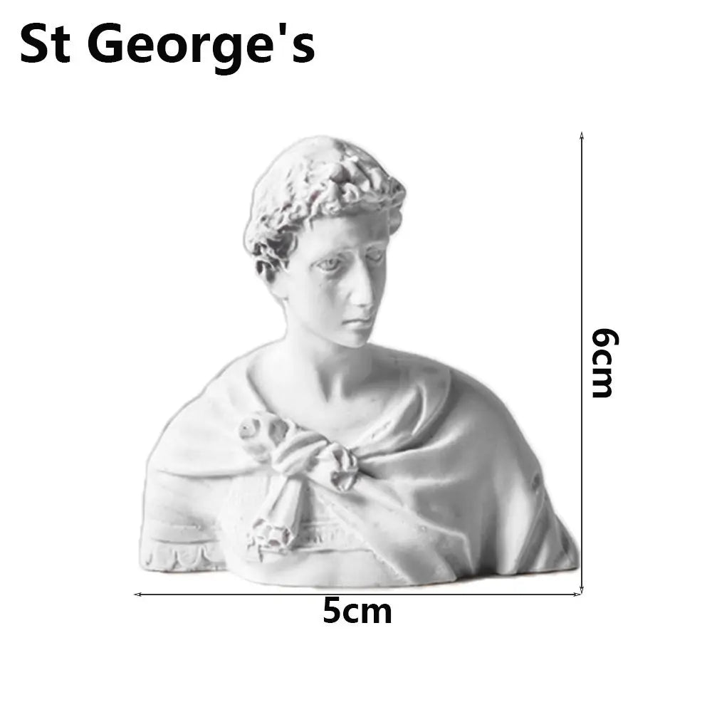 Greek Mythology Plaster Bust Statue | Resin Figurine Home Decor Bust Figurine Statue Richie's St George-s