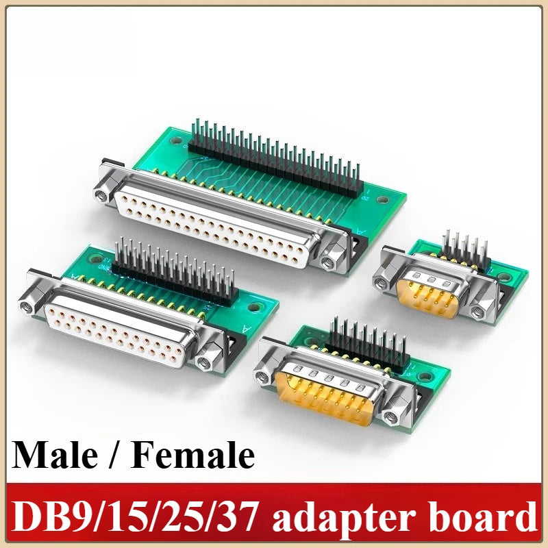 DB9 DB15 DB25 DB37 RS232 to DuPont 2.54mm Terminal Adapter Board Circuit Board Adapter Richie's
