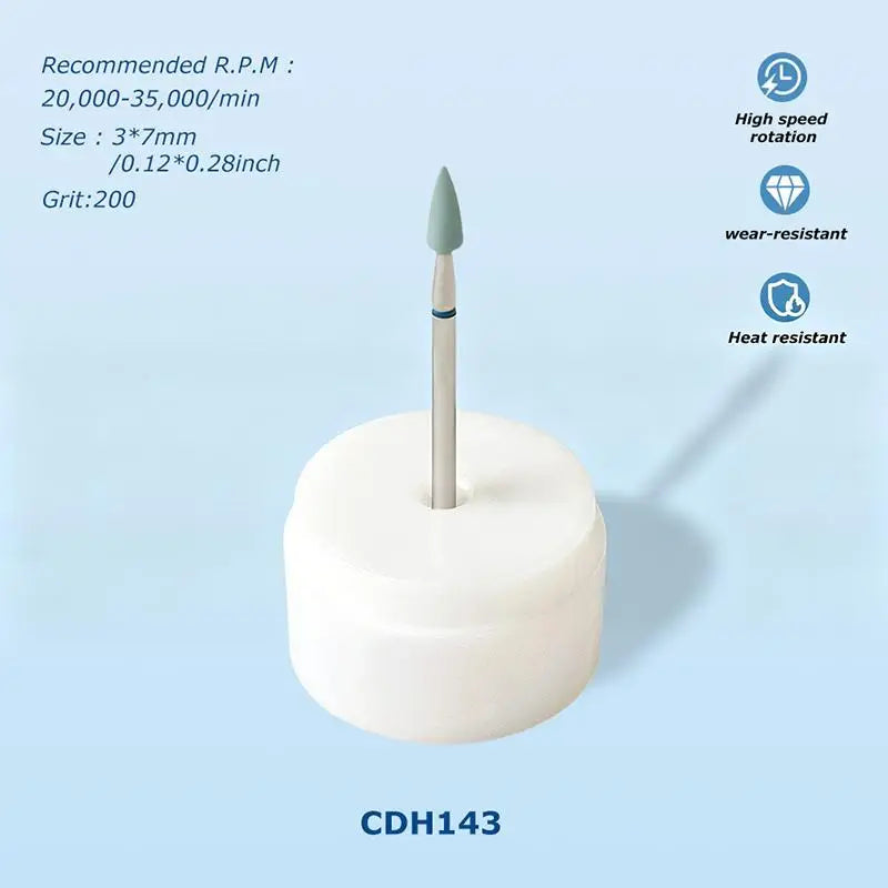 Green Diamond Polishing Stone Grinder – 2.35mm Shank Coarse Grit Diamond Grinding Bit Richie's A10