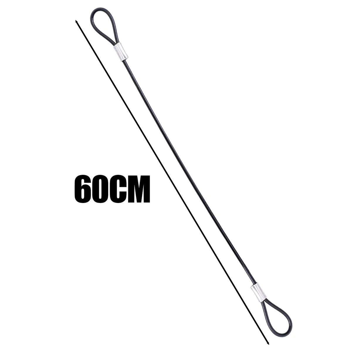 60CM Stainless Steel Camera Safety Lanyard for GoPro DJI Insta360 Camera Safety Lanyard Richie's 60CM 1PCS