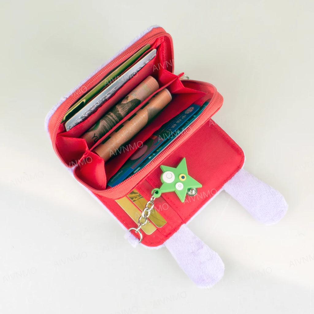 3D Plush Tri-Fold Wallet – Card Holder, Coin Purse & ID Window Tri-Fold Wallet Richie's