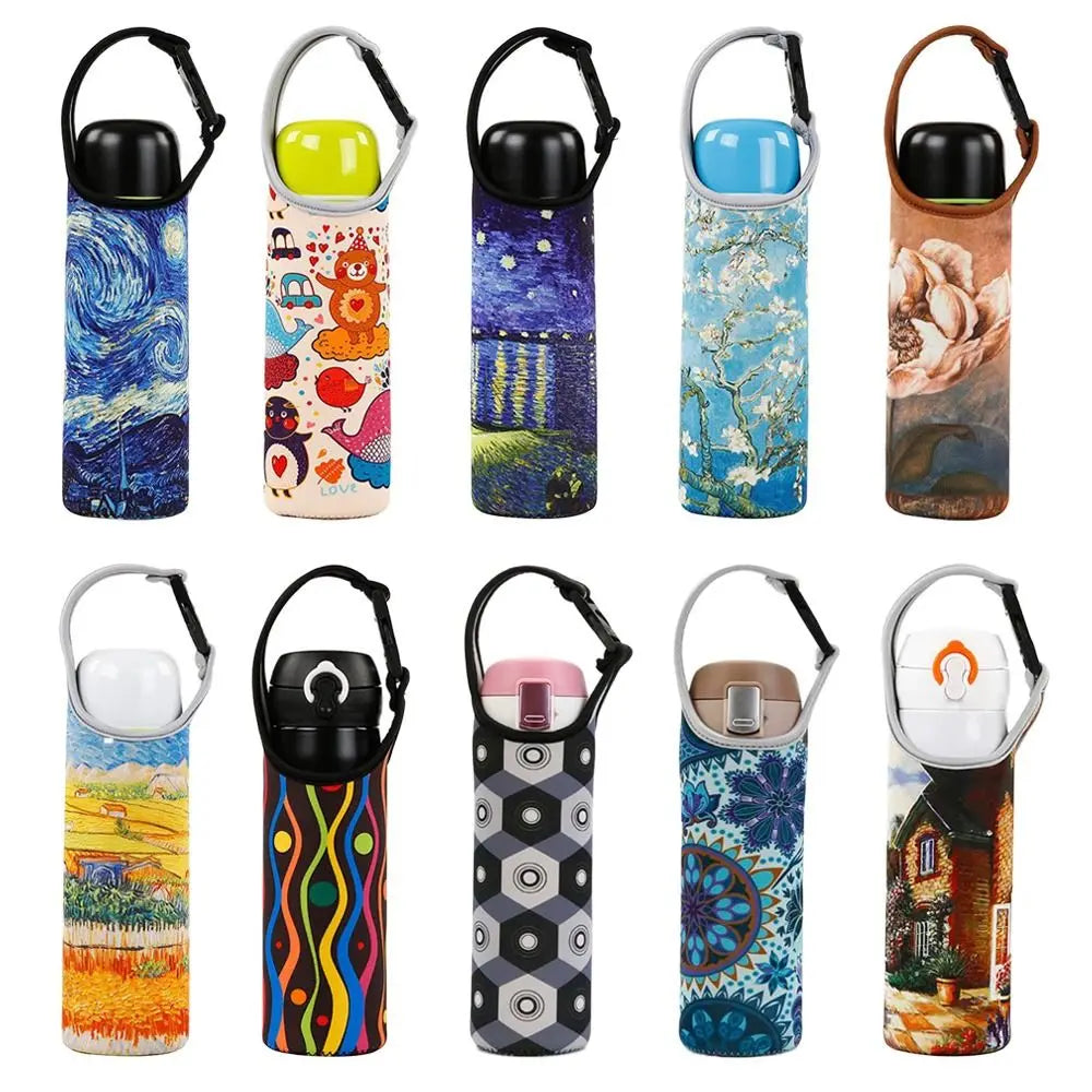Neoprene Water Bottle Sleeve Cover – Portable Camping Cup Case Bottle Sleeve Cover Richie's