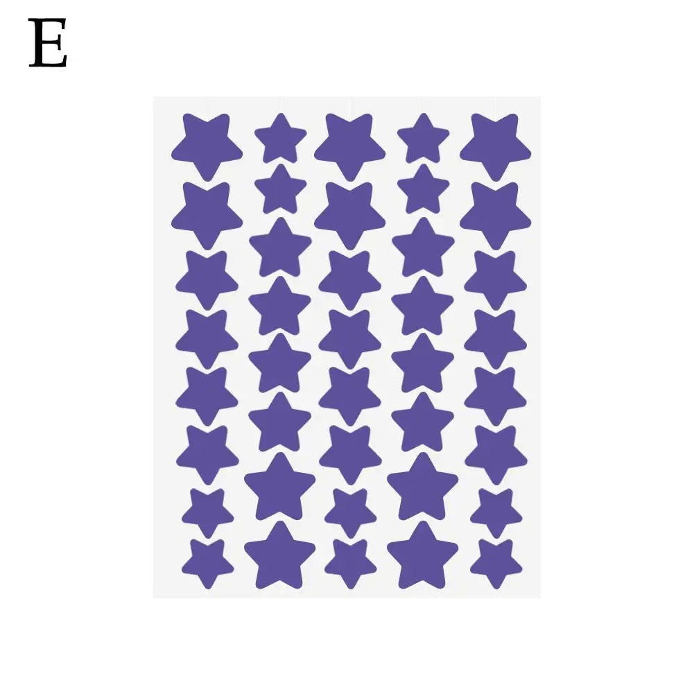 40pcs Star-Shaped Hydrocolloid Pimple Patches – Colorful Cover Pimple Patches Richie's purple 40pcs