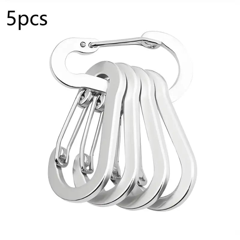 5-Pack Mini Aluminum Carabiner Clips – Scratch-Resistant Carabiner Clips Richie's A8