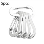 5-Pack Mini Aluminum Carabiner Clips – Scratch-Resistant Carabiner Clips Richie's A8