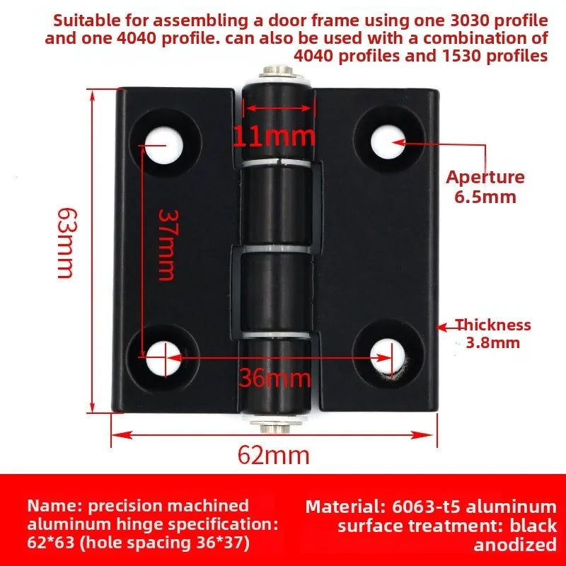Aluminum Gun Stock Hinges 2020/3030/4040/5050 – Doors & Cabinets