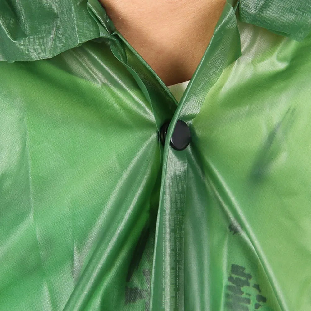 Adult EVA Hooded Rain Poncho – Waterproof Windproof Unisex Rain Poncho Richie's