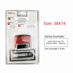 DIY Self-Inking Stamp Kit – Adjustable Multi-Size Monogram Set Self-Inking Stamp Kit Richie's Red-S