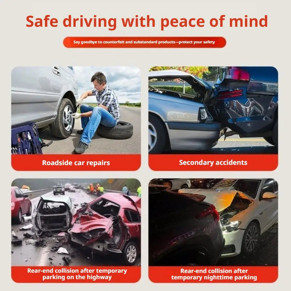 Foldable Reflective Emergency Warning Triangle | Road Safety Emergency Warning Triangle Richie's