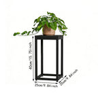 Metal Plant Stand 40cm Square Pedestal – Heavy Duty Indoor Plant Stand Richie's