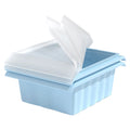 Extra Large Silicone Ice Cube Mold Reusable Freezer Tray & Lid Silicone Freezer Mold Richie's Blue-1 Grid