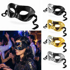 Glitter Mirror Masquerade Eye Mask | Mardi Gras Cosplay Masquerade Eye Mask Richie's