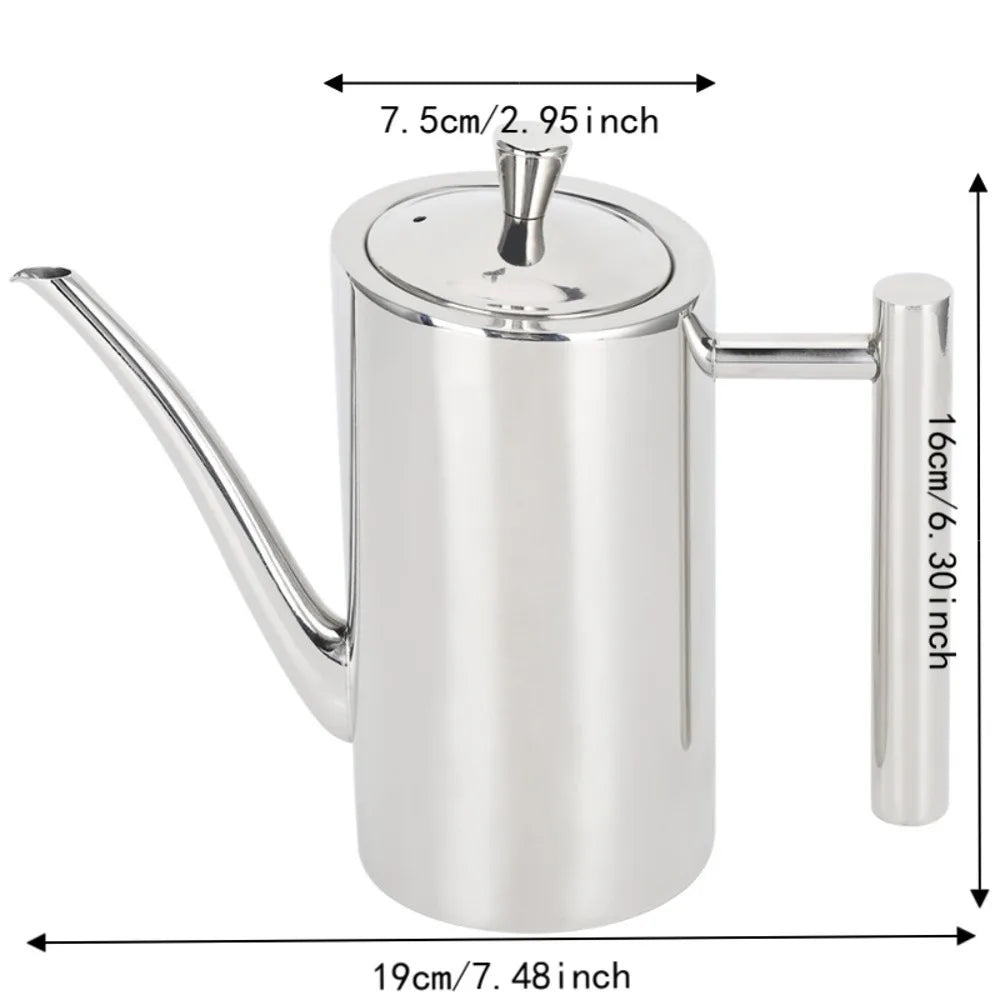 304 Stainless Steel Oil Dispenser Bottle 500ml/700ml – Olive Cruet Oil Dispenser Bottle Richie's