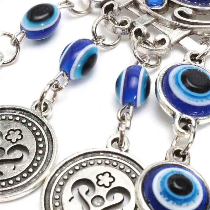 Turkish Blue Evil Eye Amulet Wall Hanging Lucky Pendant Decor Wall Hanging Pendant Richie's