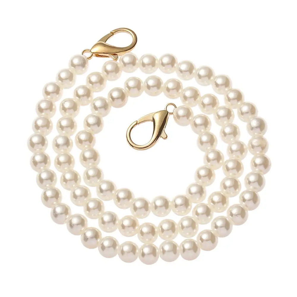 Pearl Bag Strap Beaded Handbag Chain – 14 Sizes DIY Replacement Bag Strap Accessory Richie's Copper