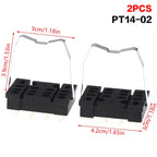 PT08-0 8-Pin Relay Socket Bracket for DIY Electronics (2 Pcs) Relay Socket Bracket Richie's A2