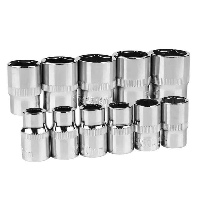 3/8" Drive 6-Point Socket Bit 6–22mm Outside Hexagon Cr-V Socket Bit Richie's