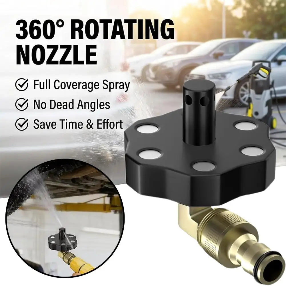 Magnetic Car Chassis Flusher – 6-Port High-Pressure Undercarriage Wash Chassis Cleaning Tool Richie's