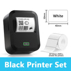 Marklife X2 Mini Bluetooth Thermal Label Printer – Inkless Thermal Label Printer Richie's Black Printer Set