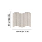 Wave Edge Felt Wall Panel – Ribbed Pin Board Display Board Felt Wall Panel Richie's 3-60x80cm