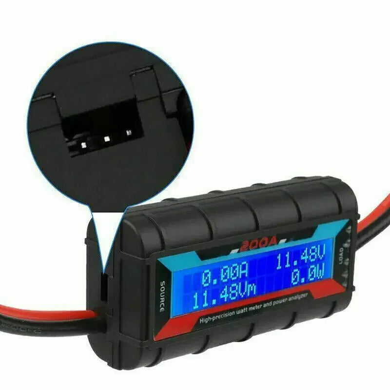 200A LCD Digital Watt Meter Power Analyzer – RC Battery & Solar Digital Power Analyzer Richie's