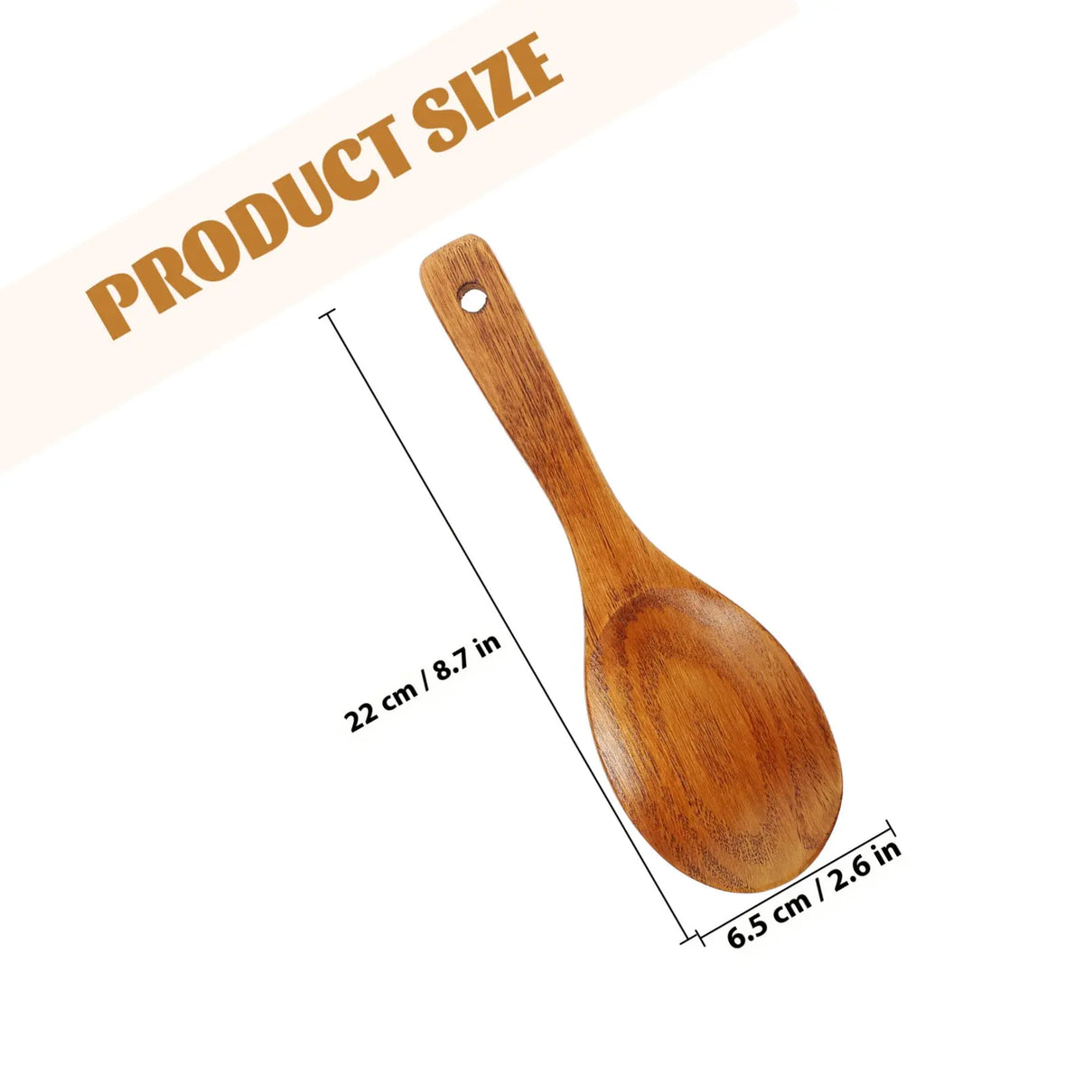 Wooden Rice Cooker Spoon – Elegant Wood Kitchen Utensil Wood Kitchen Spoon Richie's