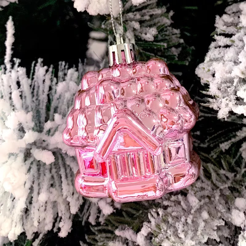 40Pcs Pink White Shatterproof Christmas Ball Ornaments Set Christmas Ornaments Set Richie's