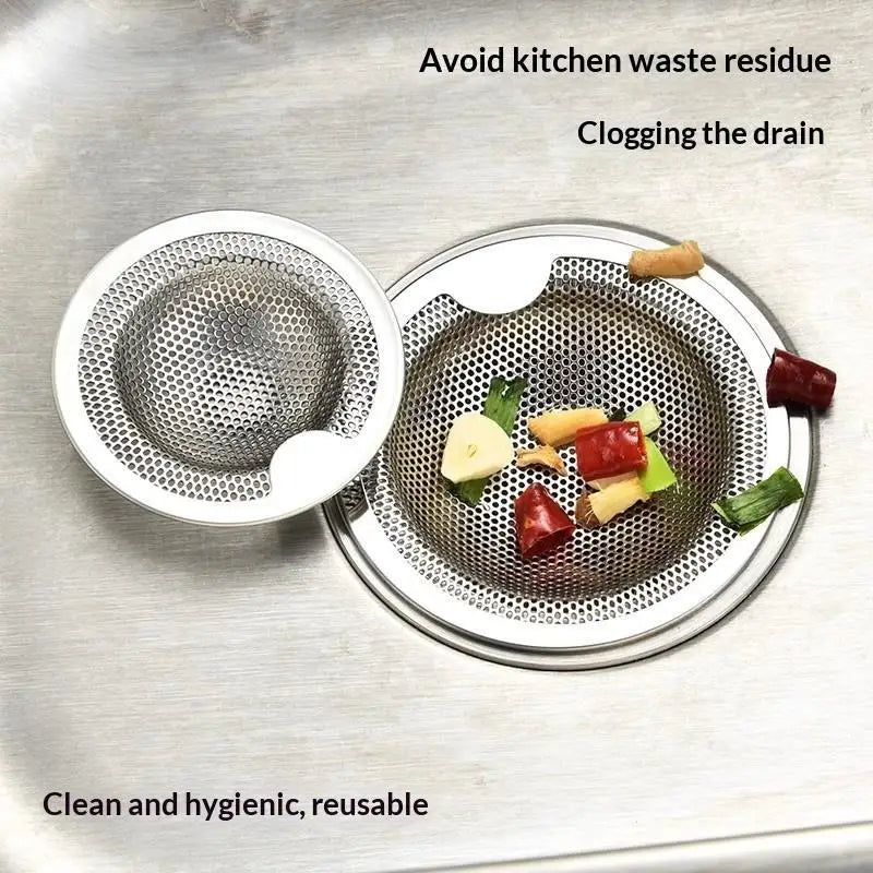 Stainless Steel Sink Drain Strainer Set – Fine Mesh, 3 Sizes Sink Drain Strainer Richie's