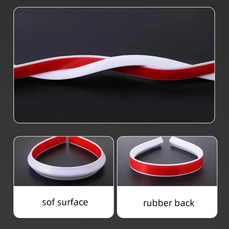 Silicone Shower Water Stopper – Self-Adhesive Bathroom Flood Dam Shower Water Stopper Richie's