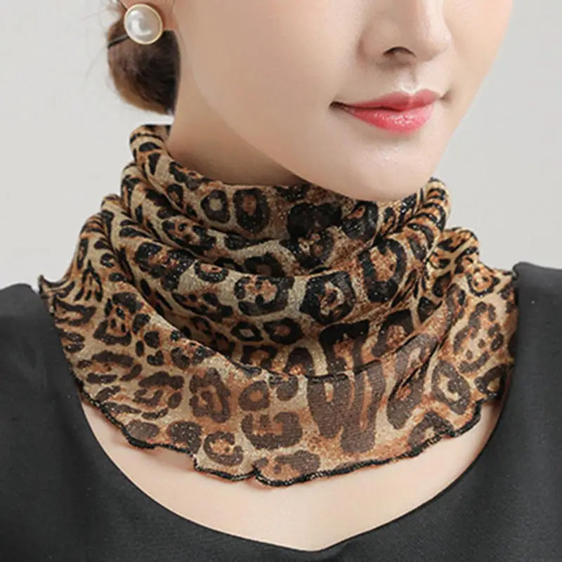 Women's Anti-UV Chiffon Neck Scarf – Multi-Style Sun Cover Women's Sun Scarf Richie's 03