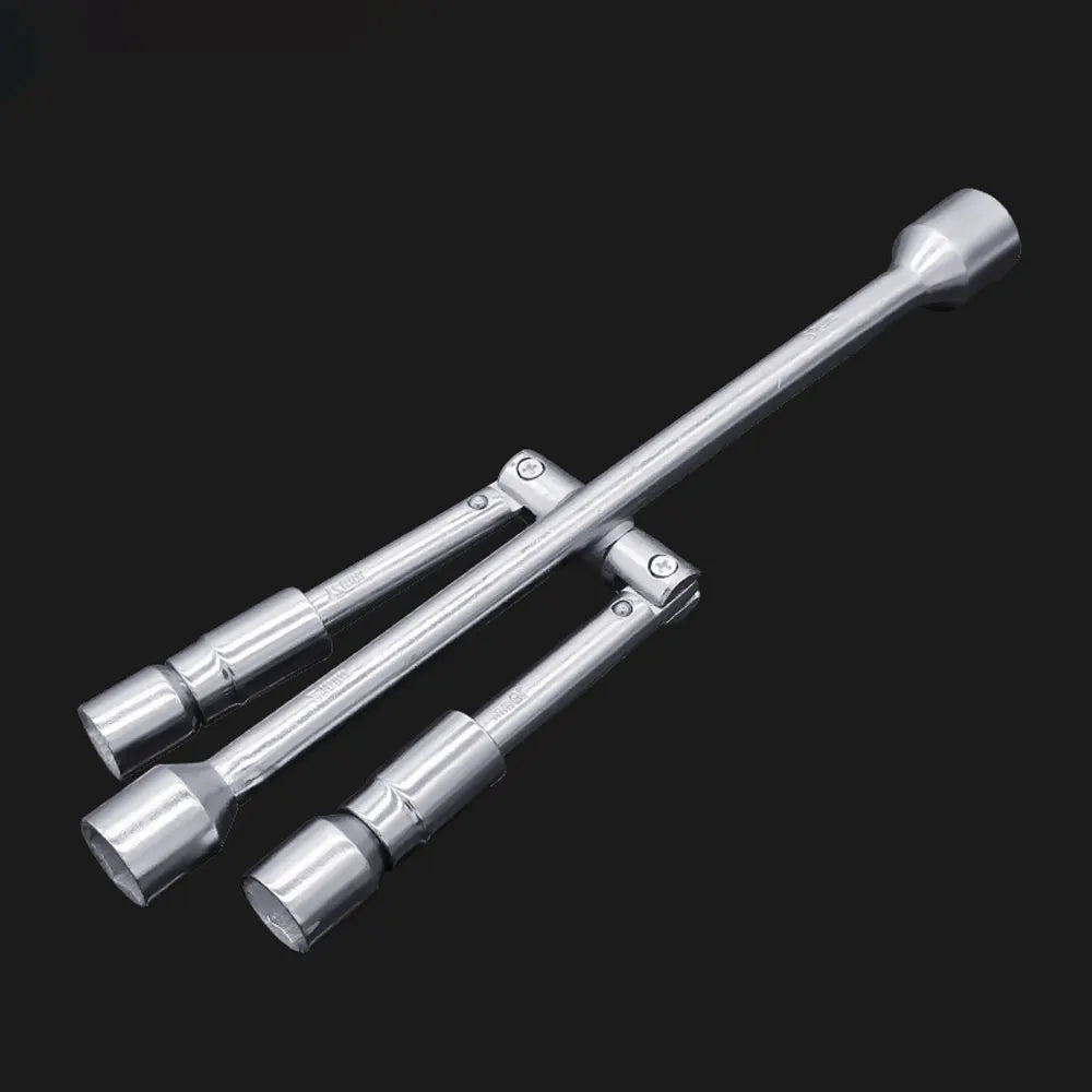 Folding Cross Wrench Wheel Nut Socket Spanner – CR-V Steel Cross Wrench Spanner Richie's Silver