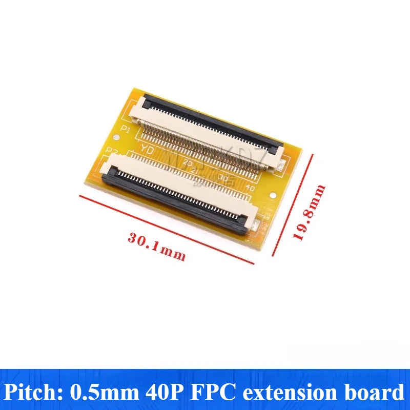 FPC FFC Flat Cable Adapter Board 1.0mm Pitch 4–60 Pin FPC FFC Adapter Board Richie's 40P 1.0MM spacing