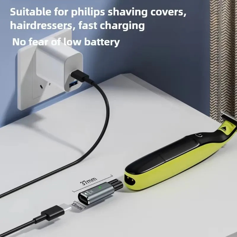 5V USB-C Shaver Adapter for Philips OneBlade QP2724 QP2834 Shaver Charging Adapter Richie's