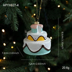 Macaron Christmas Tree Ornaments – Cute DIY Plastic Pendants Christmas Ornaments Richie's