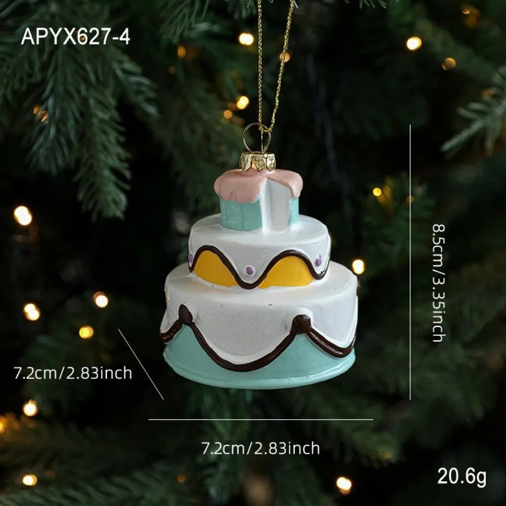 Macaron Christmas Tree Ornaments – Cute DIY Plastic Pendants Christmas Ornaments Richie's