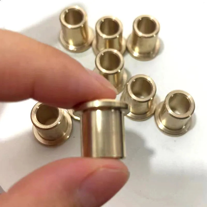 10PCS Flange Self-Lubricating Copper Bushing Oil Bearing Guide Sleeve Flange Copper Bushing Richie's
