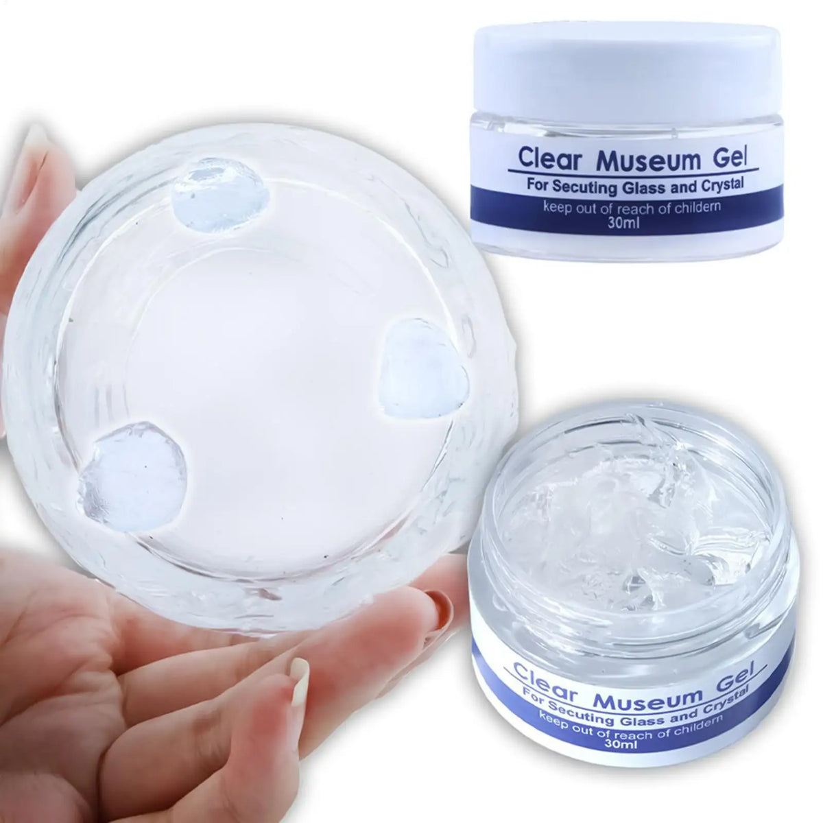 Clear Museum Gel Wax Removable Putty for Collectibles 30/150ml Display Adhesive Putty Richie's