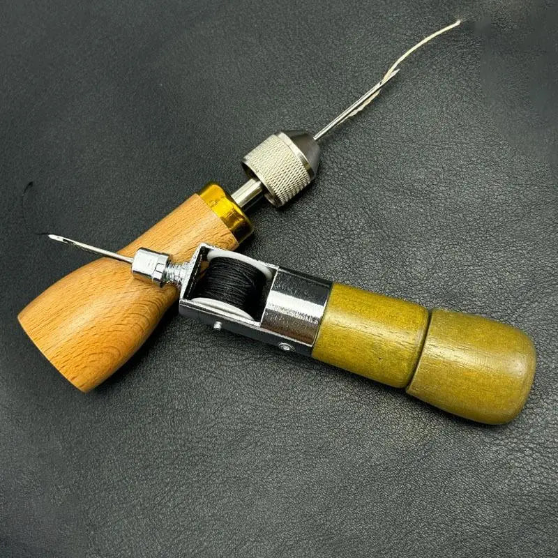 Leather Hand Sewing Awl Kit with Waxed Thread & Edge Tools Leather Craft Tool Kit Richie's