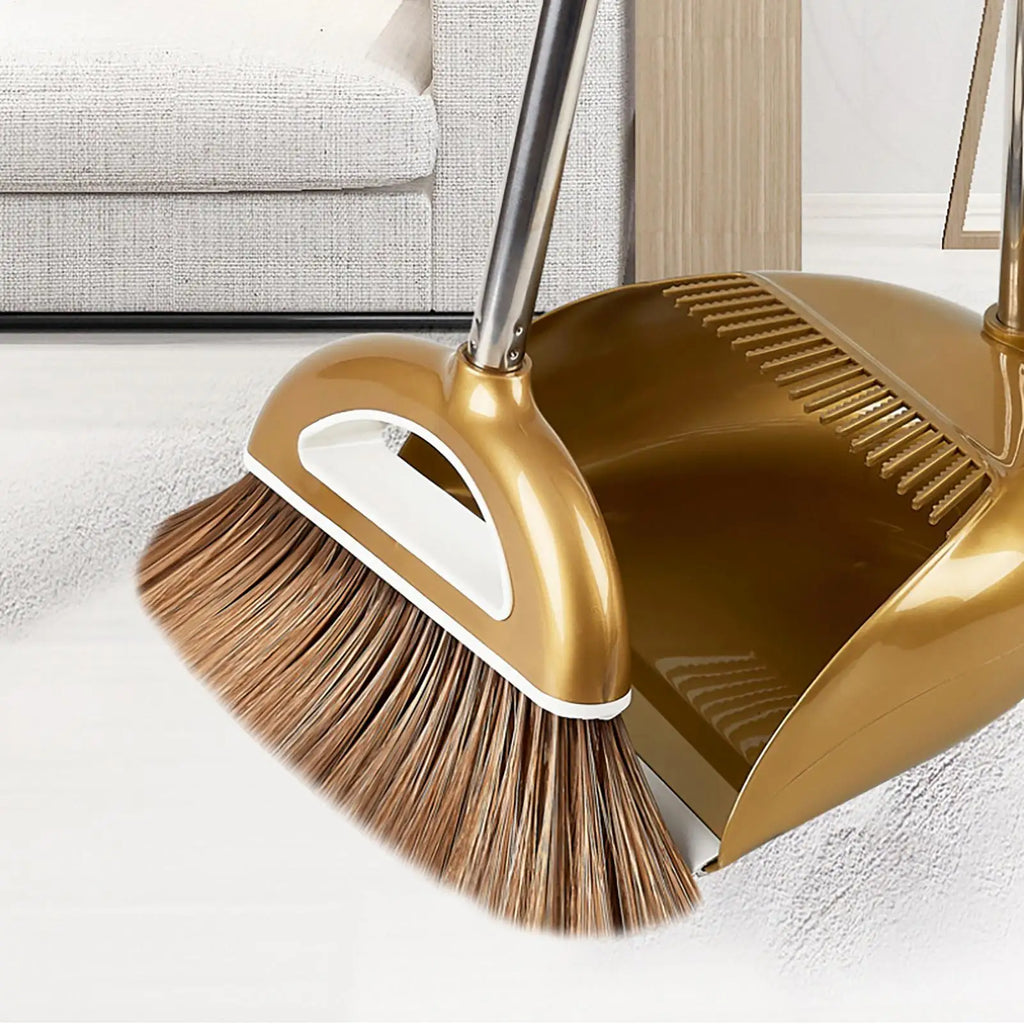 Broom and Dustpan Set – Indoor & Outdoor Sweeping Kit Broom & Dustpan Set Richie's