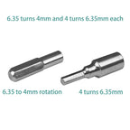 6.35mm Hex to 4mm Magnetic Bit Adapter Socket Holder Bit Adapter Richie's 2Pcs