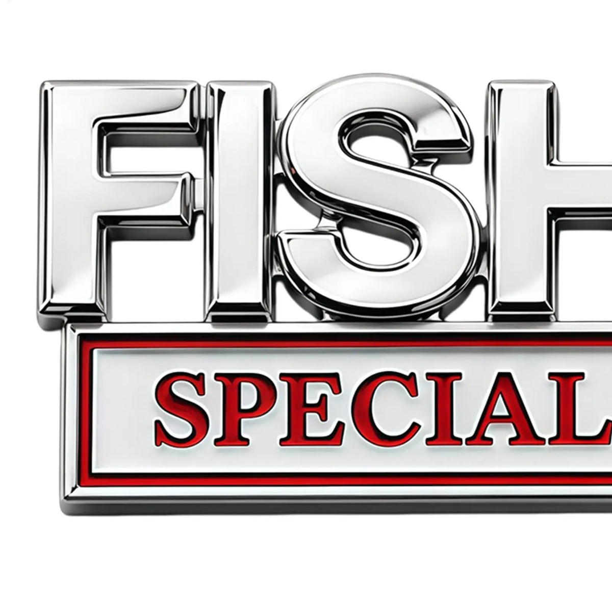 Metal Fishing Car Badge Emblem | SUV Truck Boat Sticker Car Emblem Badge Richie's