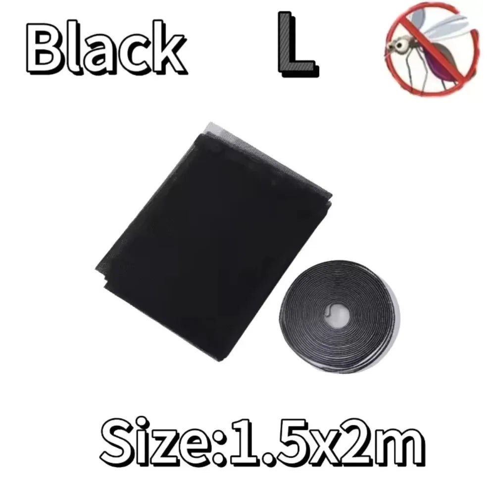 Self-Adhesive Mesh Mosquito Net – DIY Window Insect Screen Window Insect Screen Richie's 1.5-2M Black