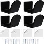 4-Pack Baseball Glove Wall Mount Holders – Acrylic Display Rack Glove Wall Mount Rack Richie's