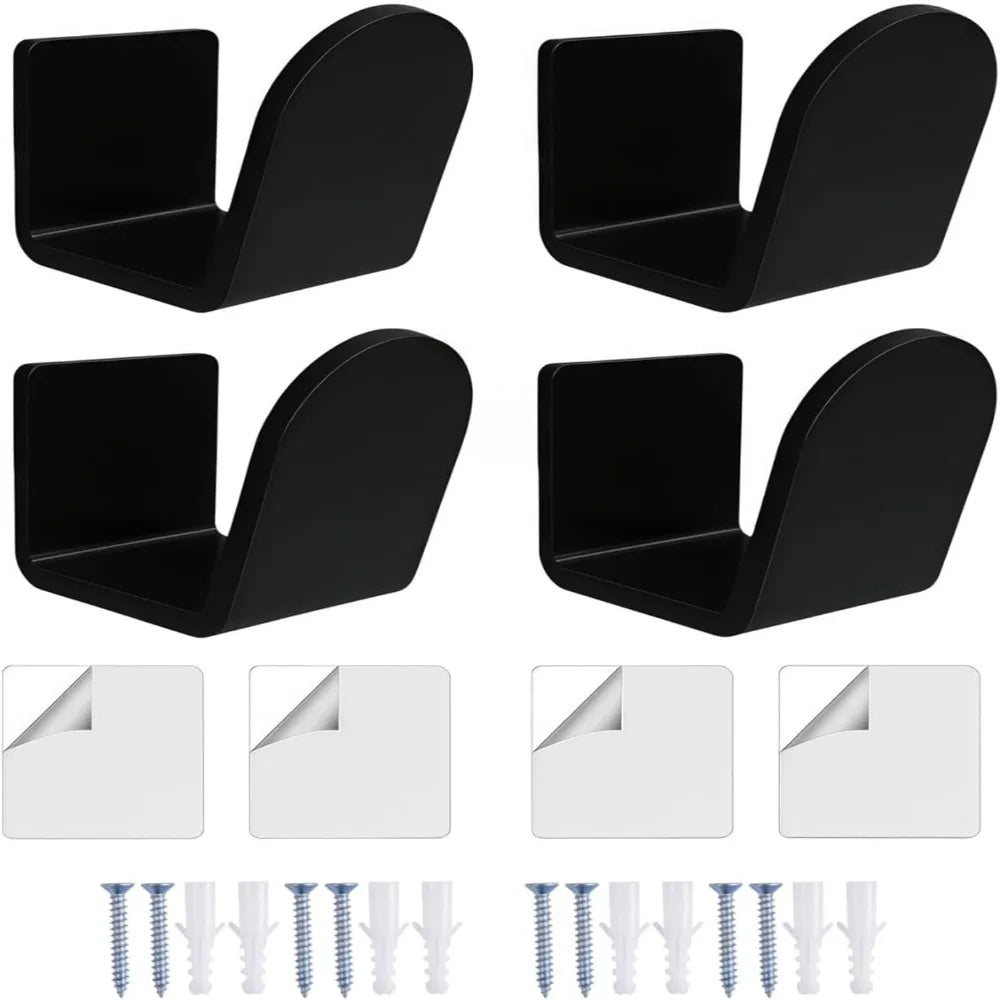 4-Pack Baseball Glove Wall Mount Holders – Acrylic Display Rack Glove Wall Mount Rack Richie's