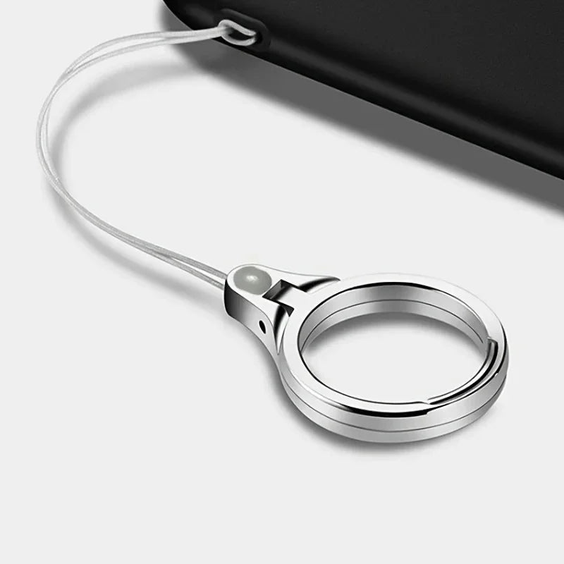 Phone Ring Stand Holder with Hanging Rope – Zinc Alloy Pendant Phone Ring Stand Richie's