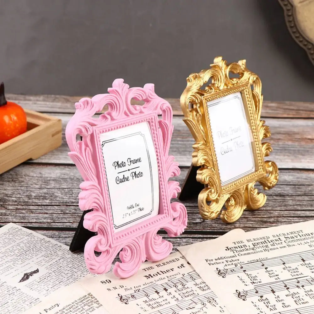 Retro Resin Square Wedding Photo Frame – Home Décor Gift Decorative Photo Frame Richie's